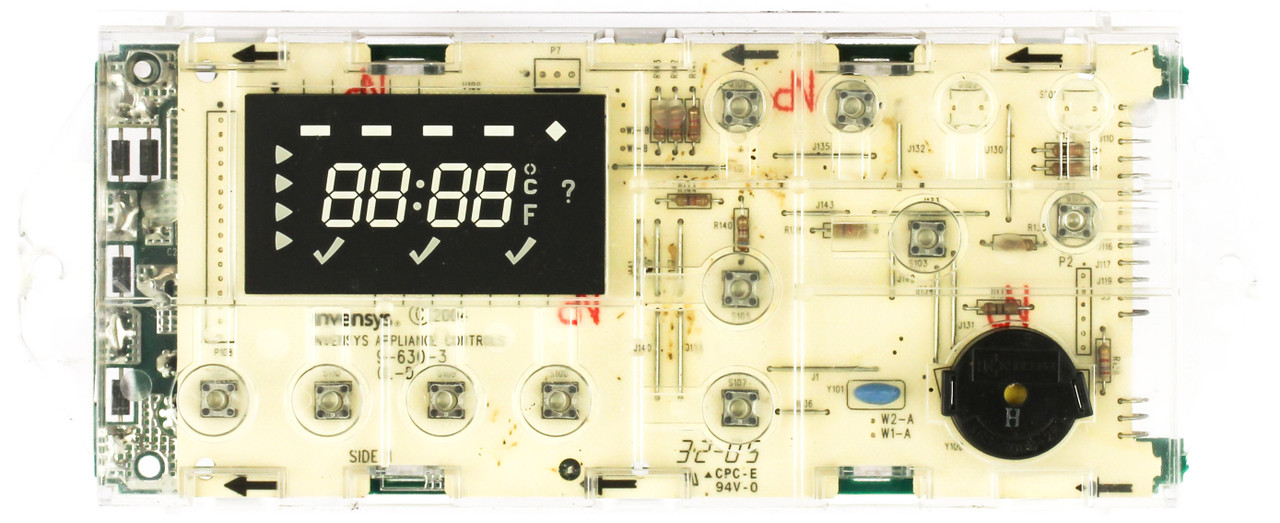 Whirlpool Range 9761126 Control Board -No Overlay
