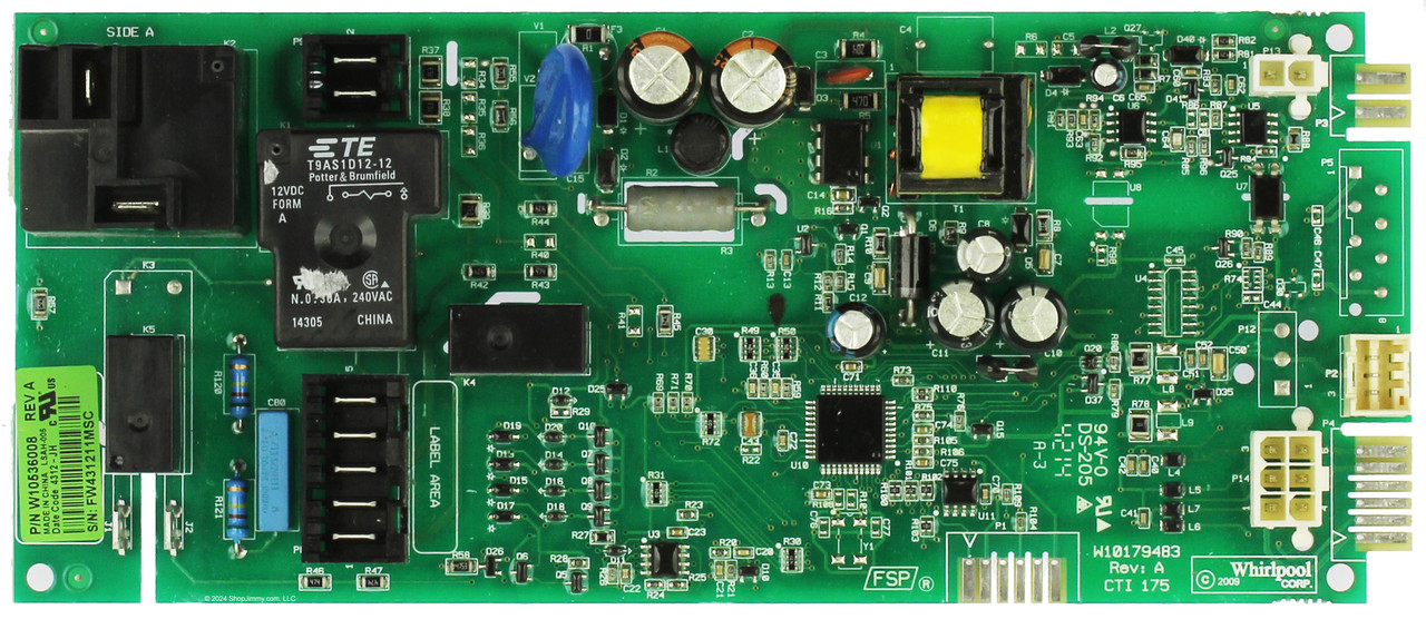 Maytag W10536008NH Dryer Main Control Board