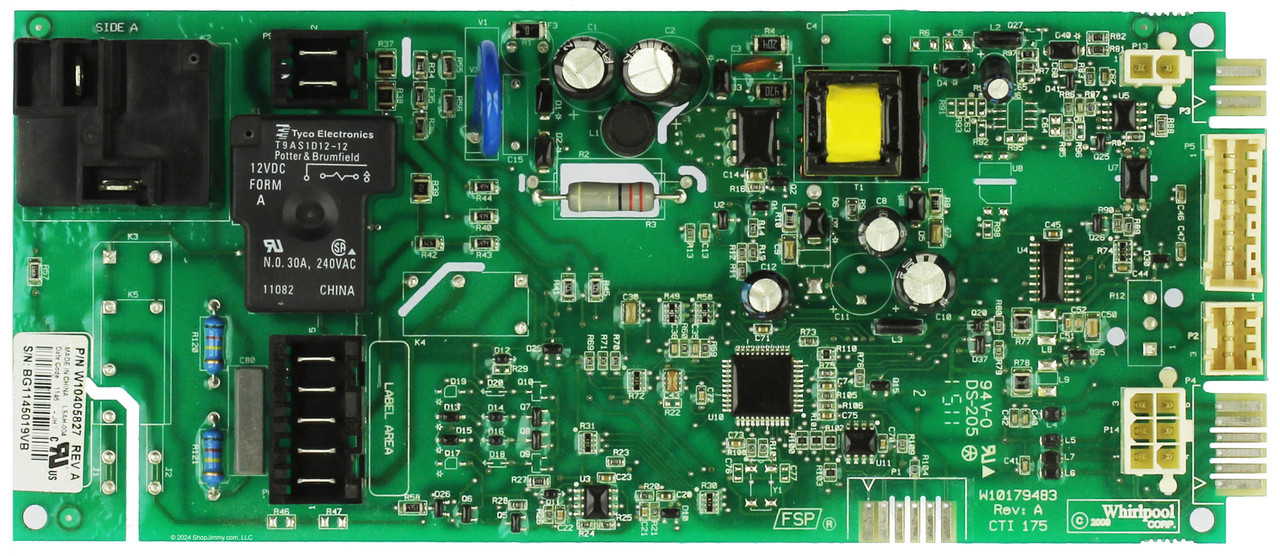 Whirlpool W10405827NH Dryer Main Control Board