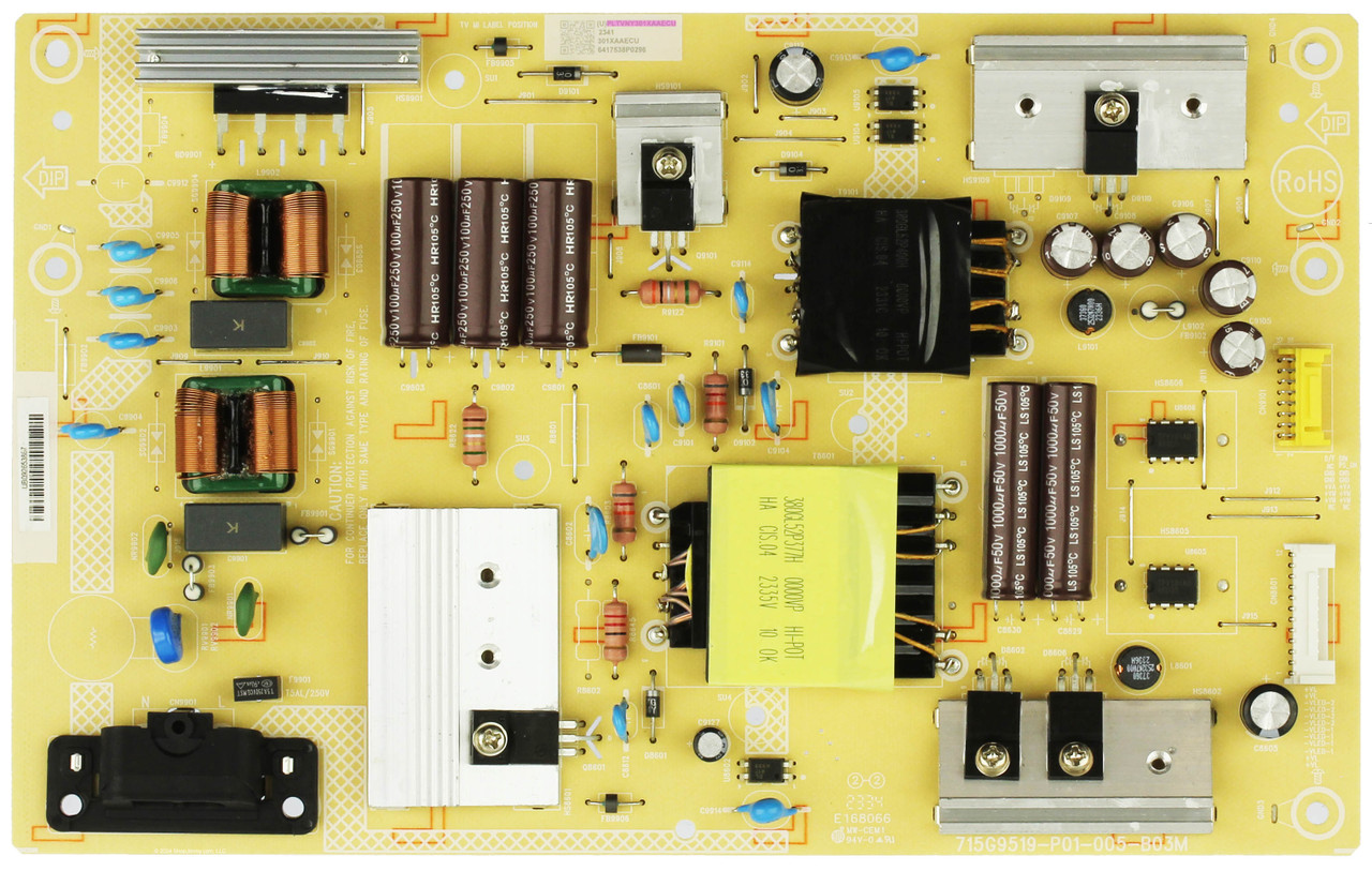 Pioneer PLTVNY301XAAECU Power Supply PN50-751-24U