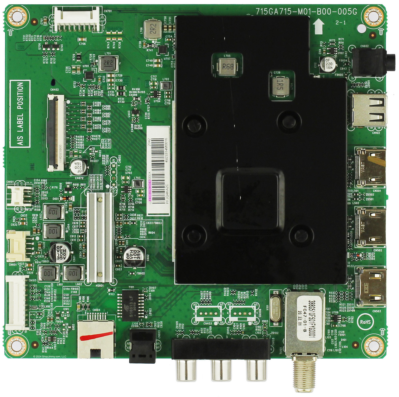 Insignia 756TXKCB02K042 Main Board NS-55DF710NA21