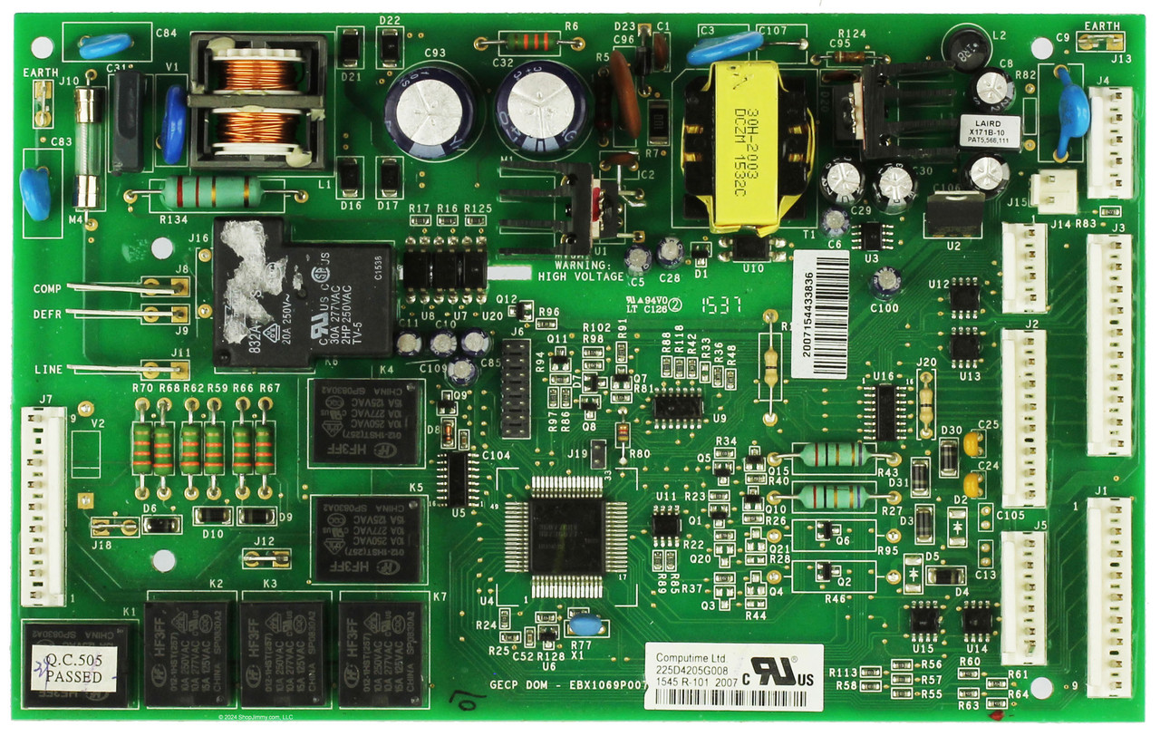 GE  225D4205G008 Refrigerator Control Board