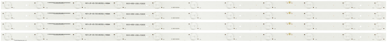 Element / Seiki 910-430-1001 D-CNCF43D599 LED Backlight Strips (4)