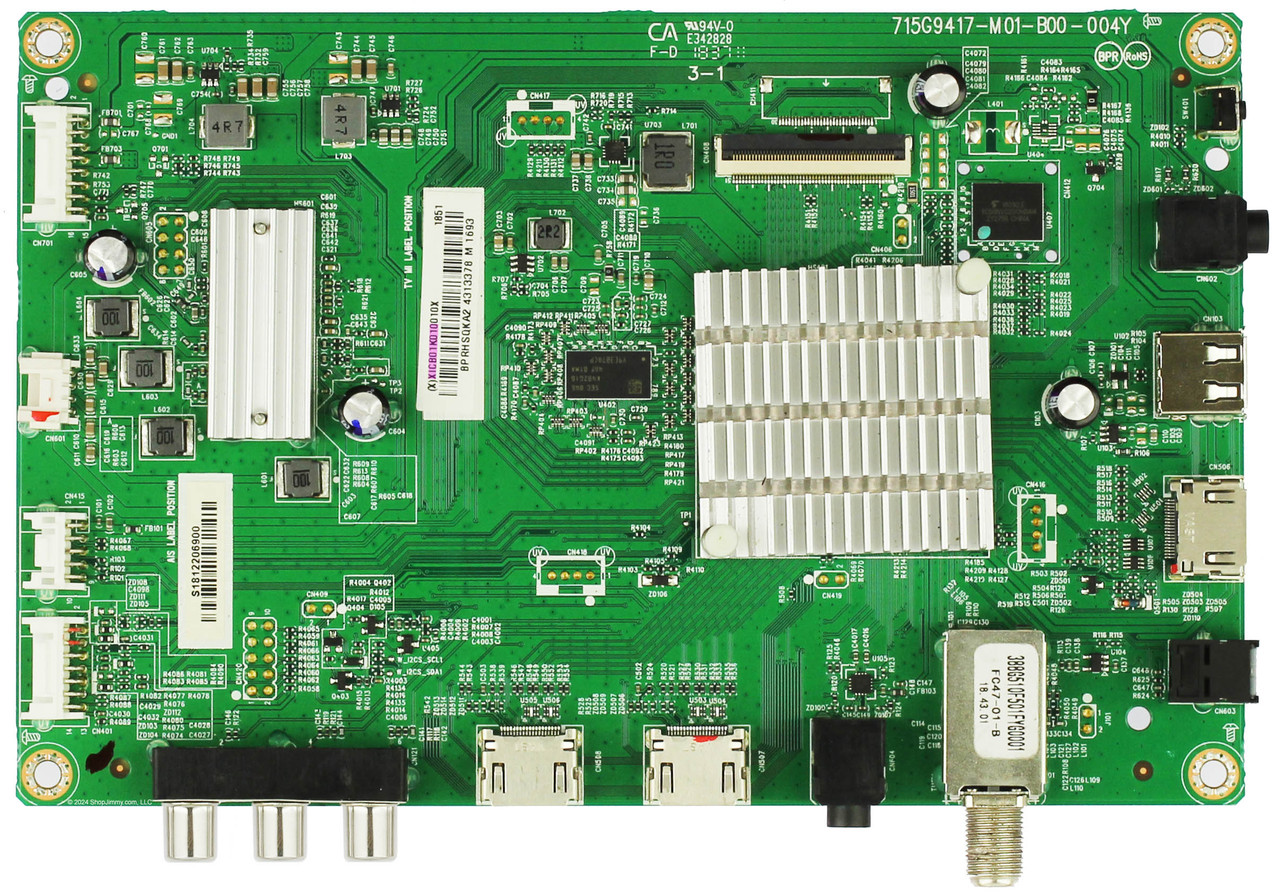 Sharp 756TXICB01K0100 Main Board