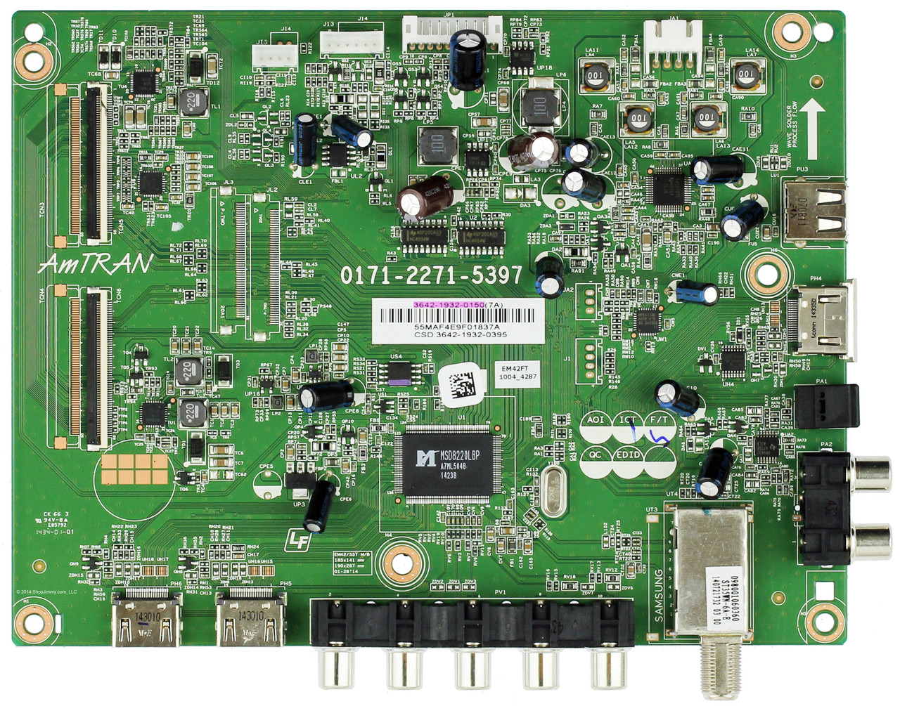 JVC 3642-1932-0150 Main Board for EM42FTR