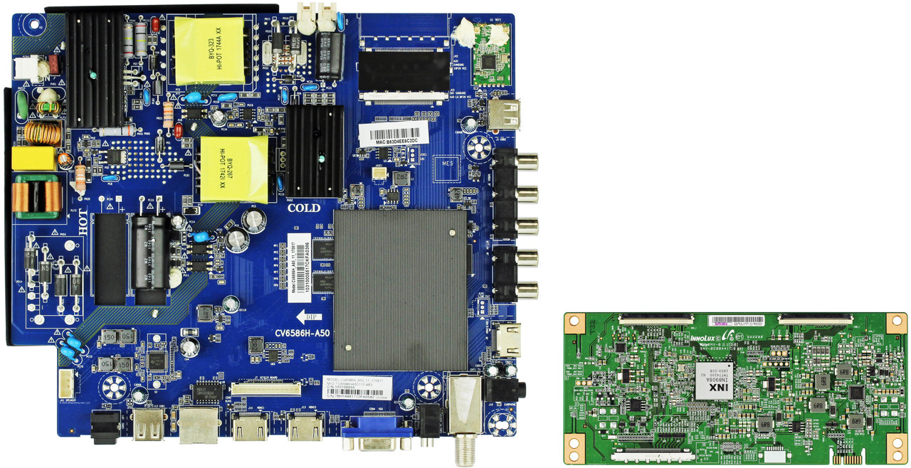 Element E4SFT5017 Complete TV Repair Parts Kit (A8C4M Serial)