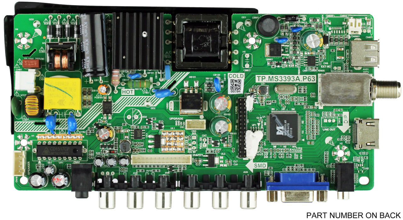 Seiki SY13241 Main Board / Power Supply for SE20HS02