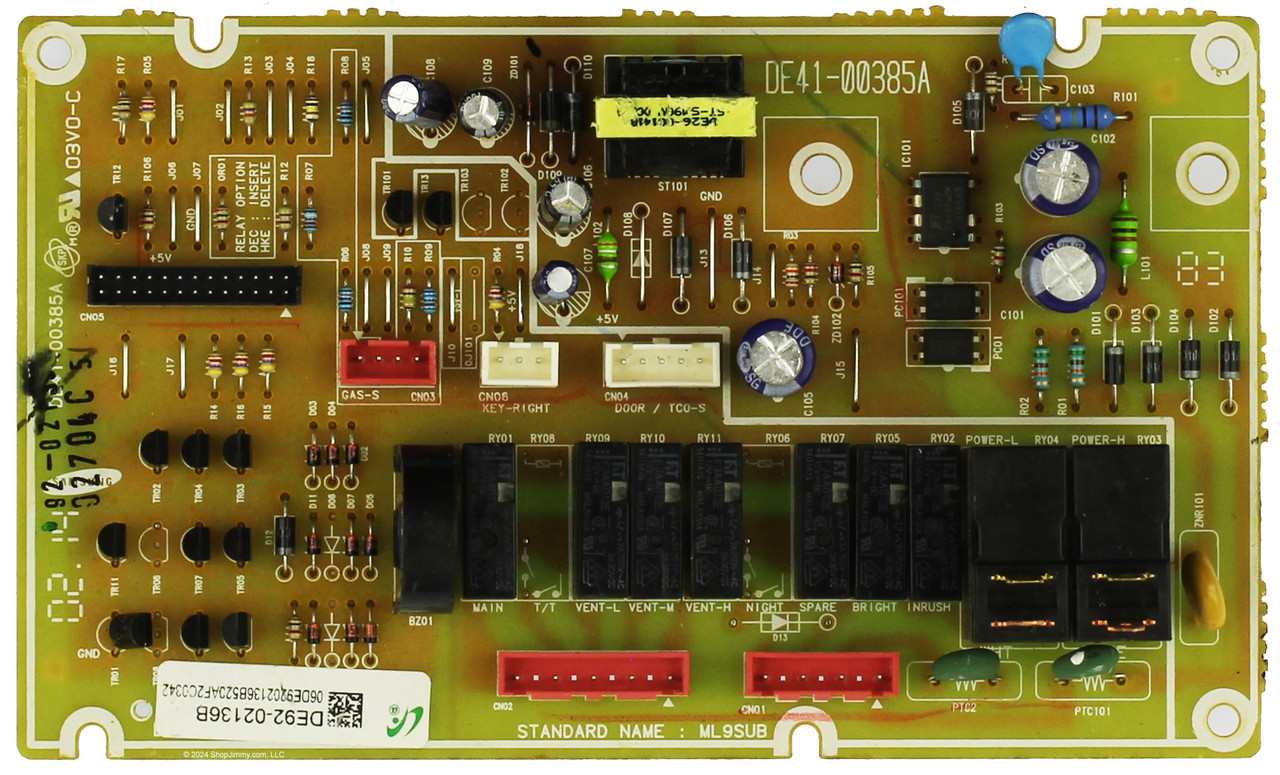 Samsung DE92-02136B Control Board