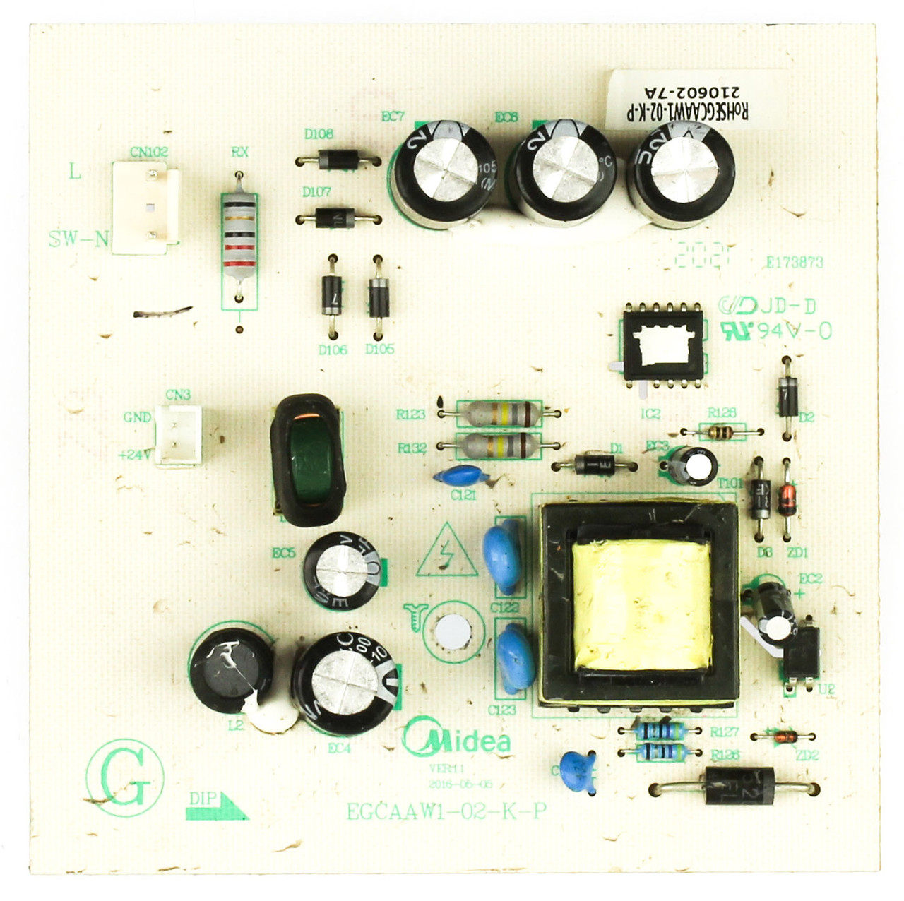 Midea EGCAAW1-02K-P Control Board