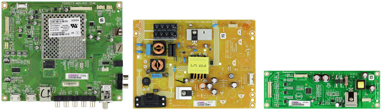 Vizio E390I-B1 (LTY6PSAP Serial) Complete TV Repair Parts Kit