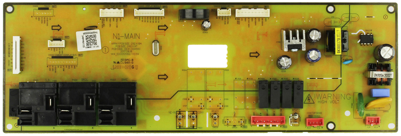 Samsung DE94-03926B-No-Housing Control Board