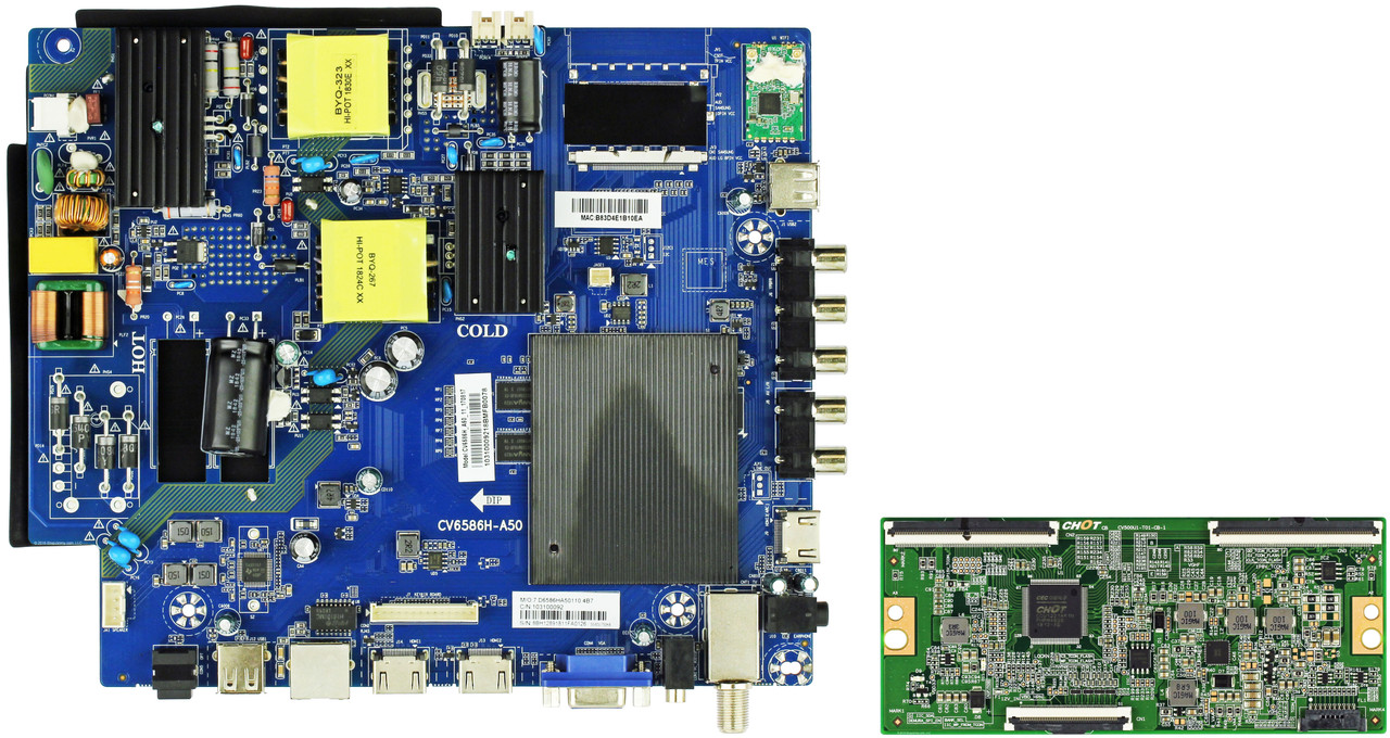 Element E4SFT5017 Complete TV Repair Parts Kit - Version 2