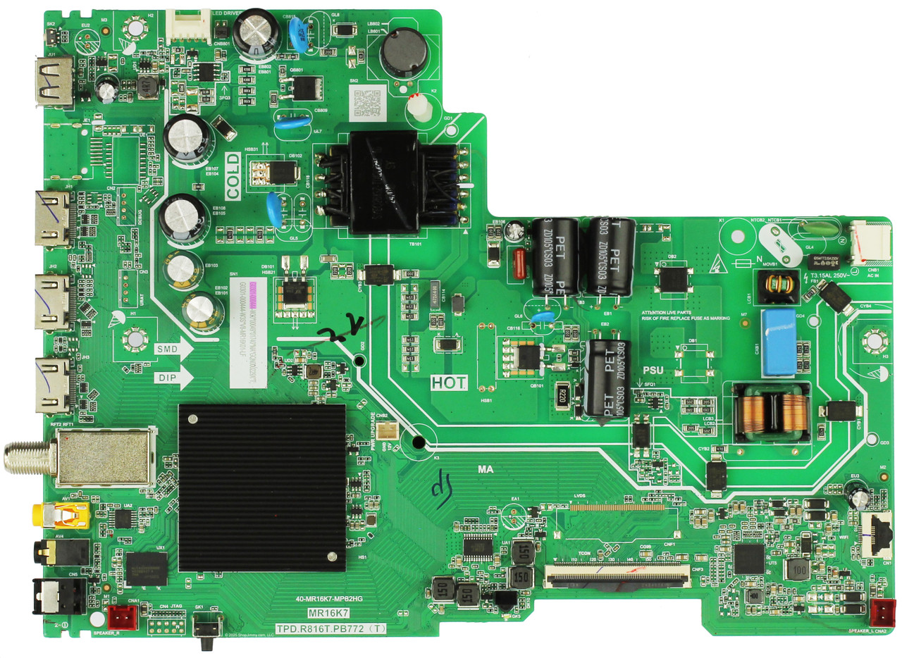 TCL G0301-000444 Main Board 43S310R