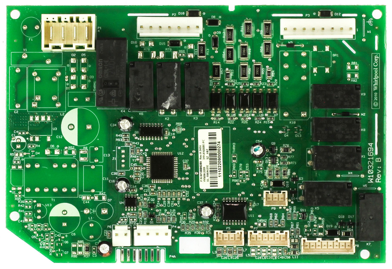 Whirlpool KitchenAid Maytag W10886280 Refrigerator Control Board