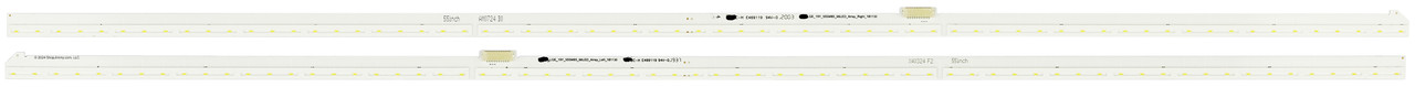 LG SSC LGE 19Y 55SM85 66LED ARRAY RIGHT LEFT 181130 LED Backlight Bars/Strips (2) NEW