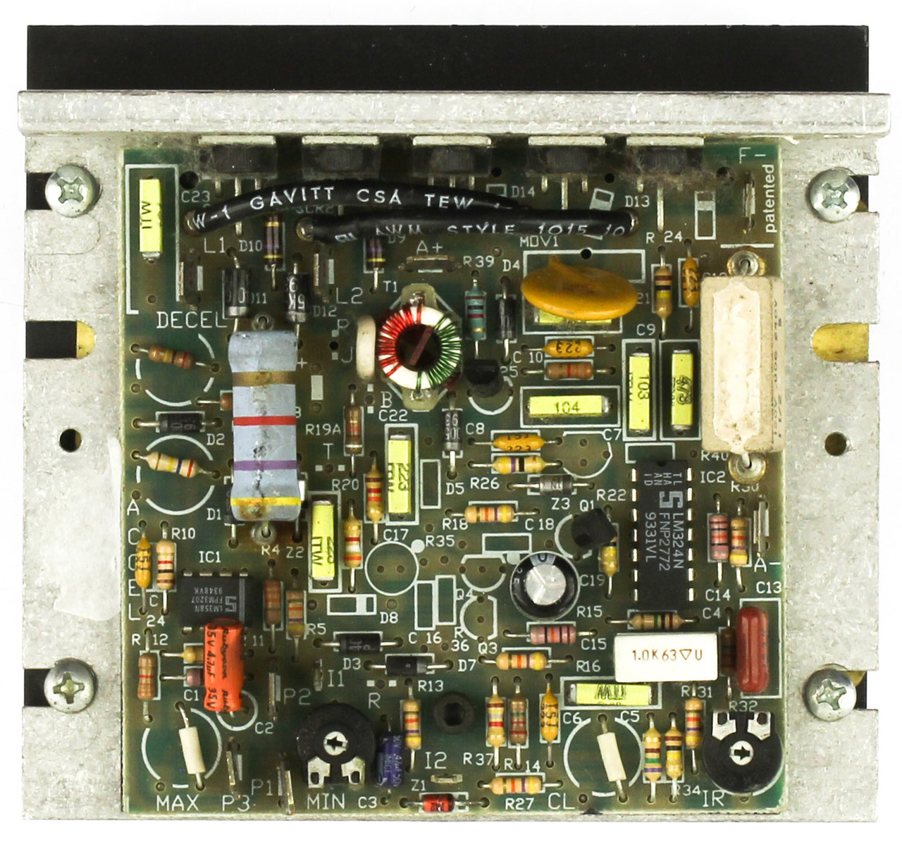 True Fitness Treadmill KBMM-118  Motor Control Board