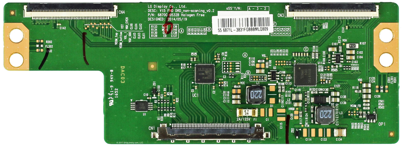 LG 6871L-3831F (6870C-0532B) T-Con Board for 55LJ5500-UA.BUSYLJR