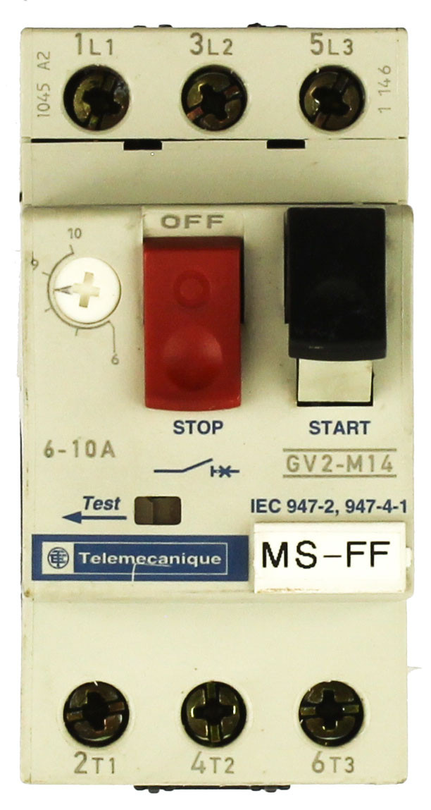 Telemecanique GV2 M14 Motor Starter Protector Circuit Breaker