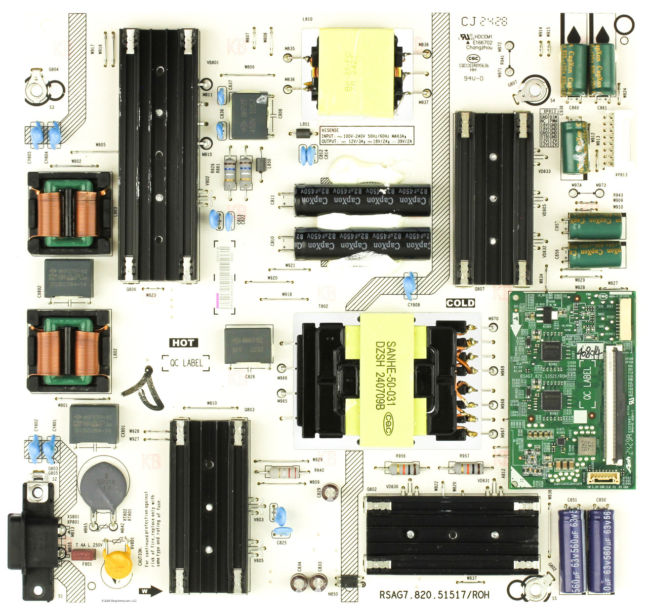 Hisense 408004 Power Supply for 55S7N