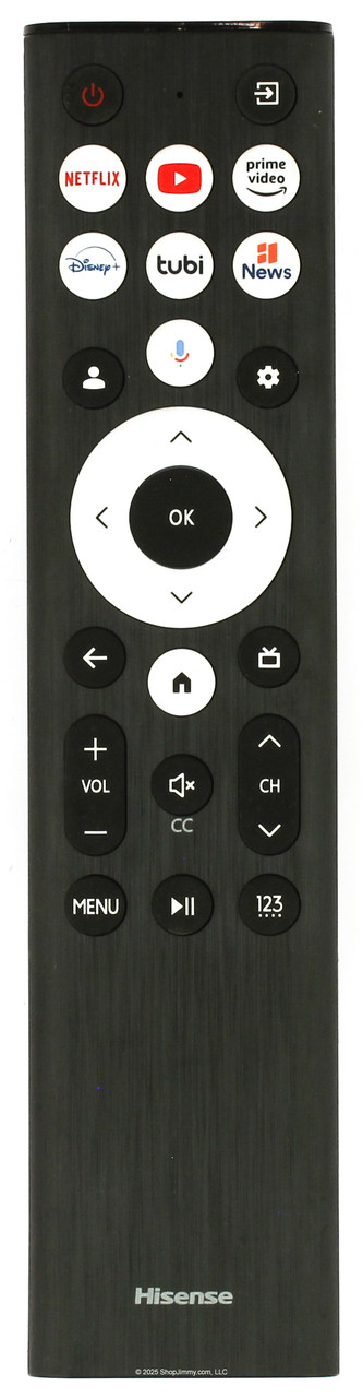 Hisense ERF6B80HL Remote Control--Open Bag