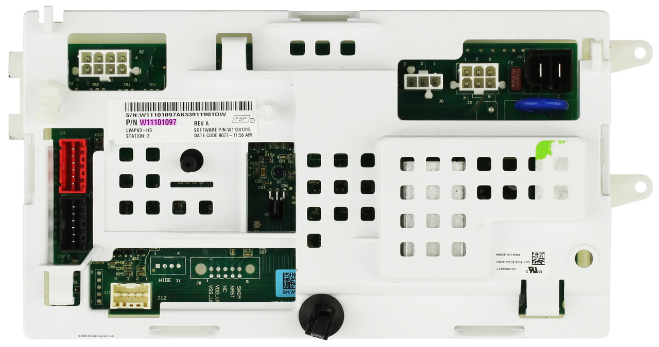 Crosley Whirlpool W11101097 Washer Control Board