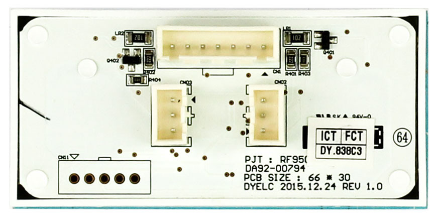 Samsung DA92-00794A Refrigerator Door Dispenser Control Board