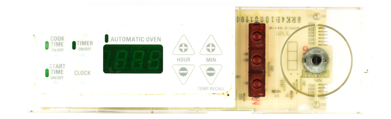 GE Oven WB27X10022 164D3147G006 Control Board  - White Overlay