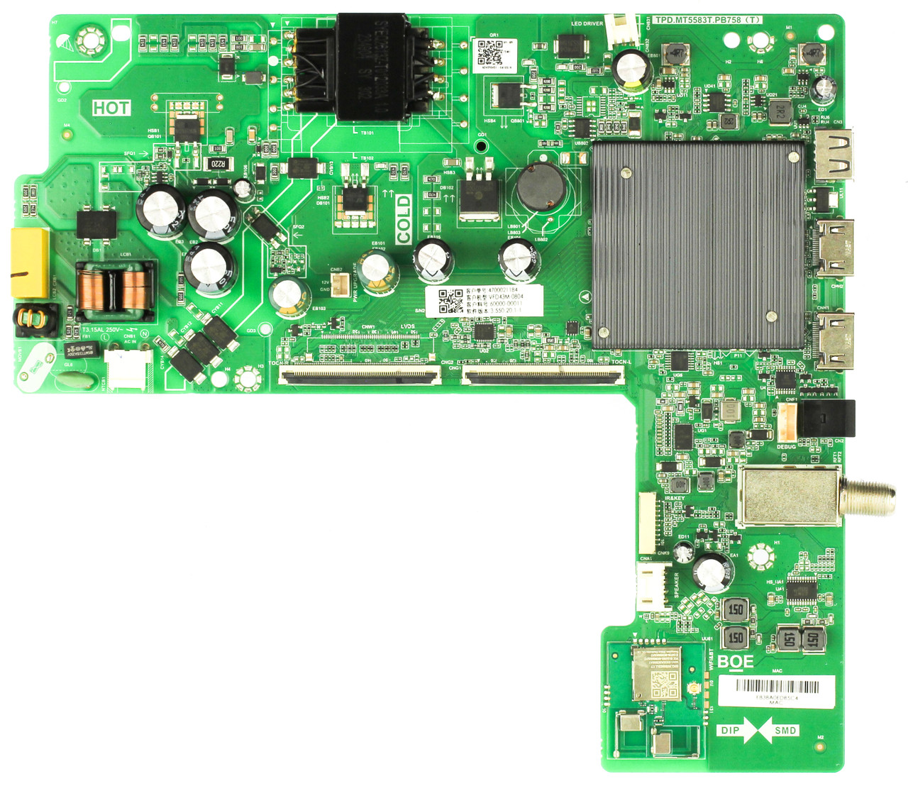 Vizio 60000-00011 Main Board for VFD43M-0804