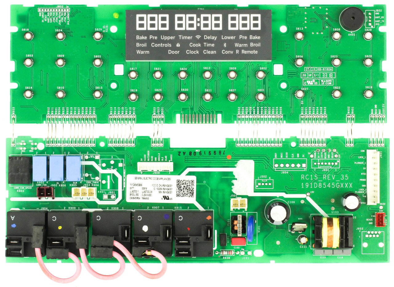 GE 191D8545G066 Oven Control Board