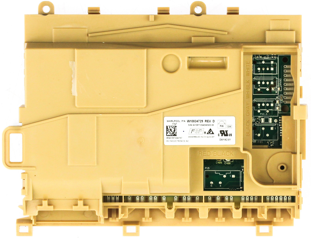 Kenmore Whirlpool W10834729 Dishwasher Control Board