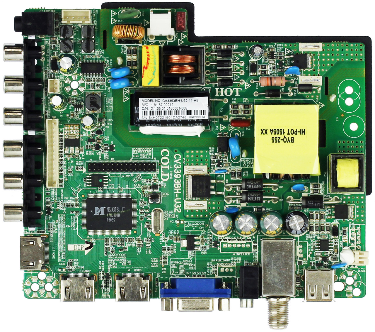 Proscan Main Board / Power Supply for PLDED3273A-E SN beginning with A1505