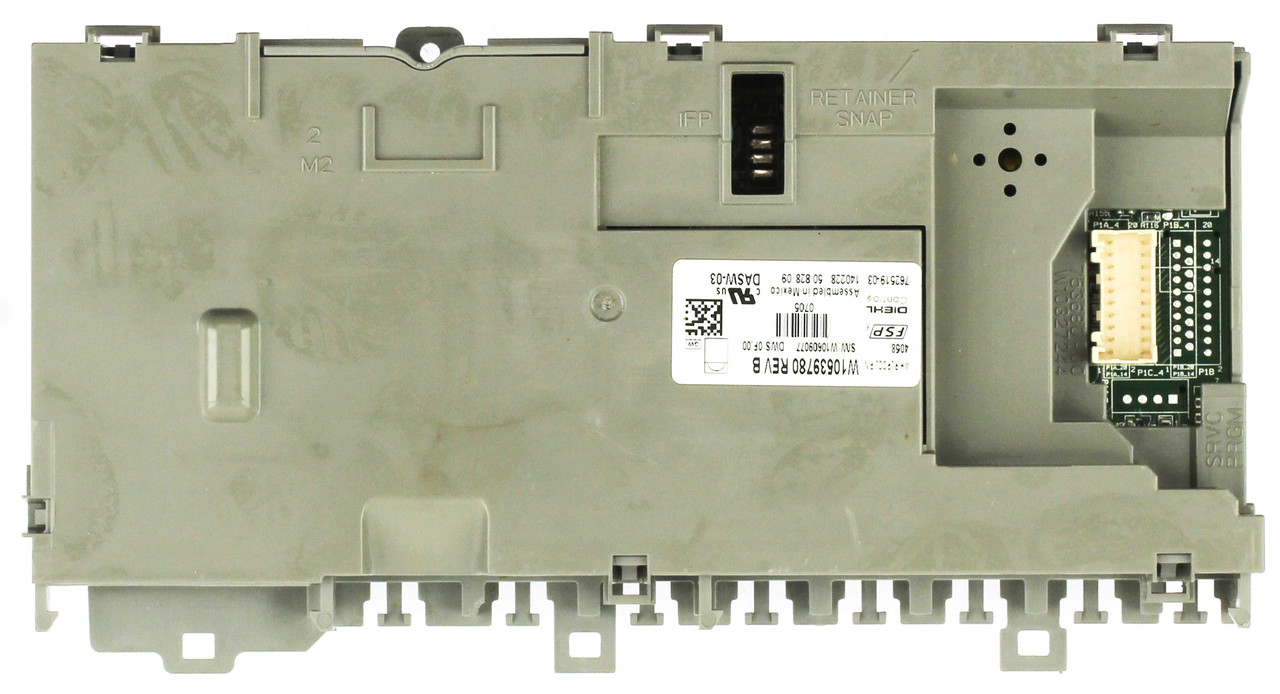 Whirlpool W10539780 Dishwasher Control Board