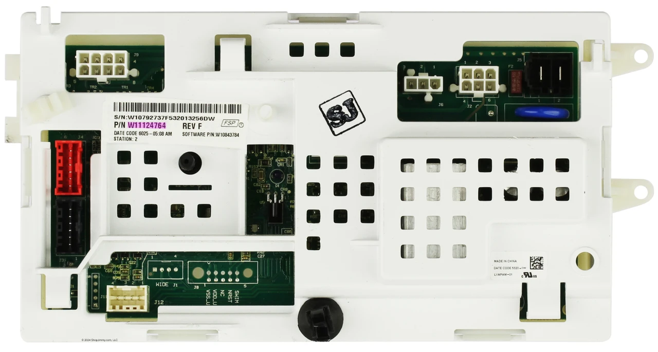 Whirlpool W11124764 Washer Control Board