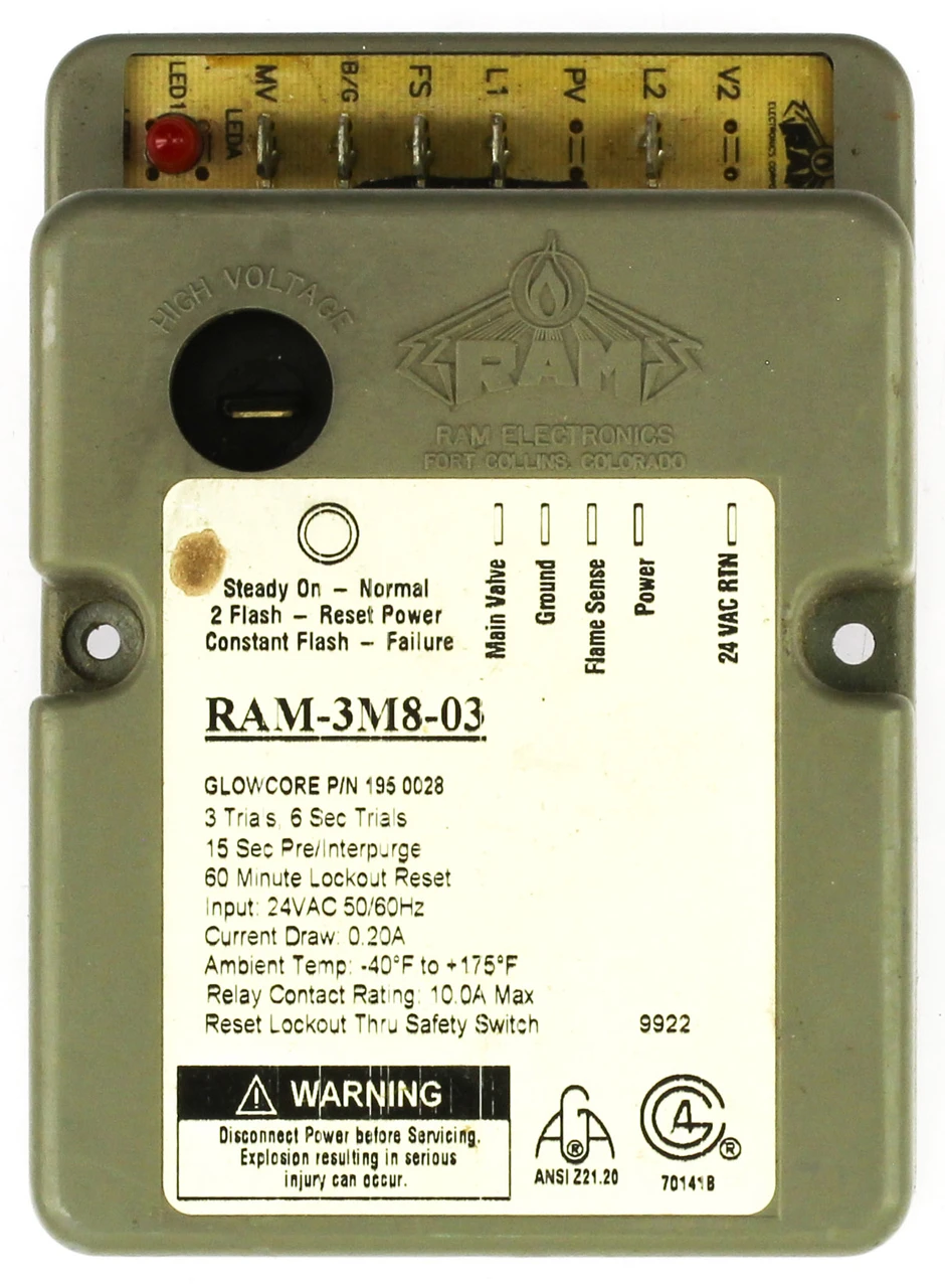 Lennox RAM-3M8-03 Furnace Ignition Control Module