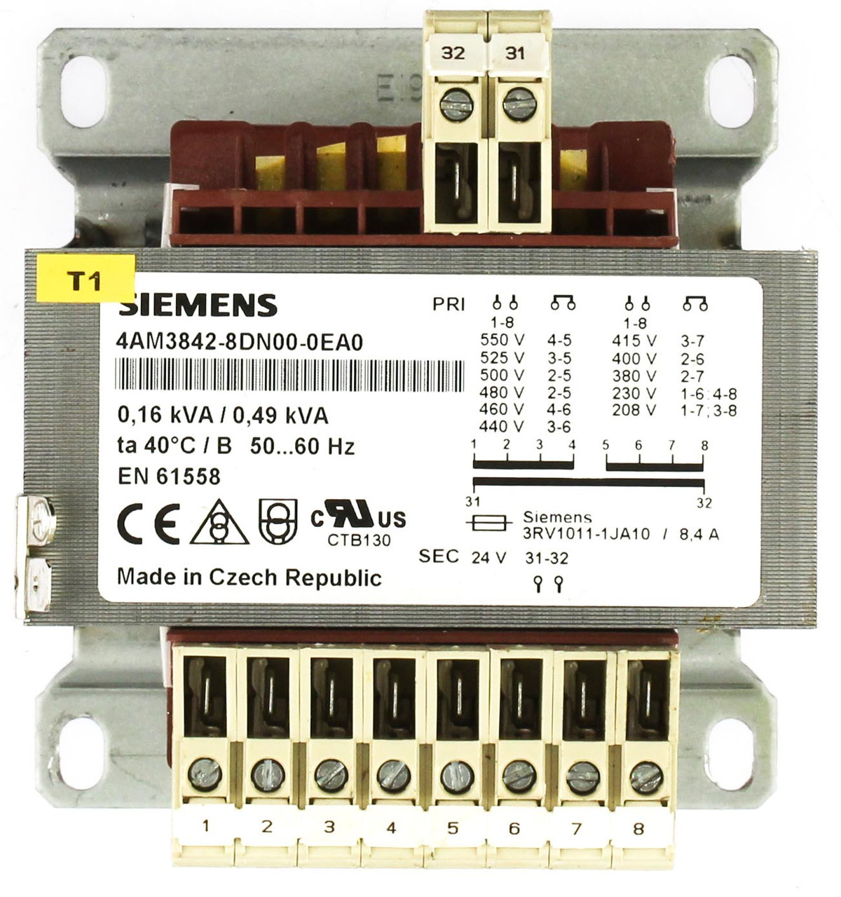 Siemens 4AM3842-8DN00-0EA0 Transormer