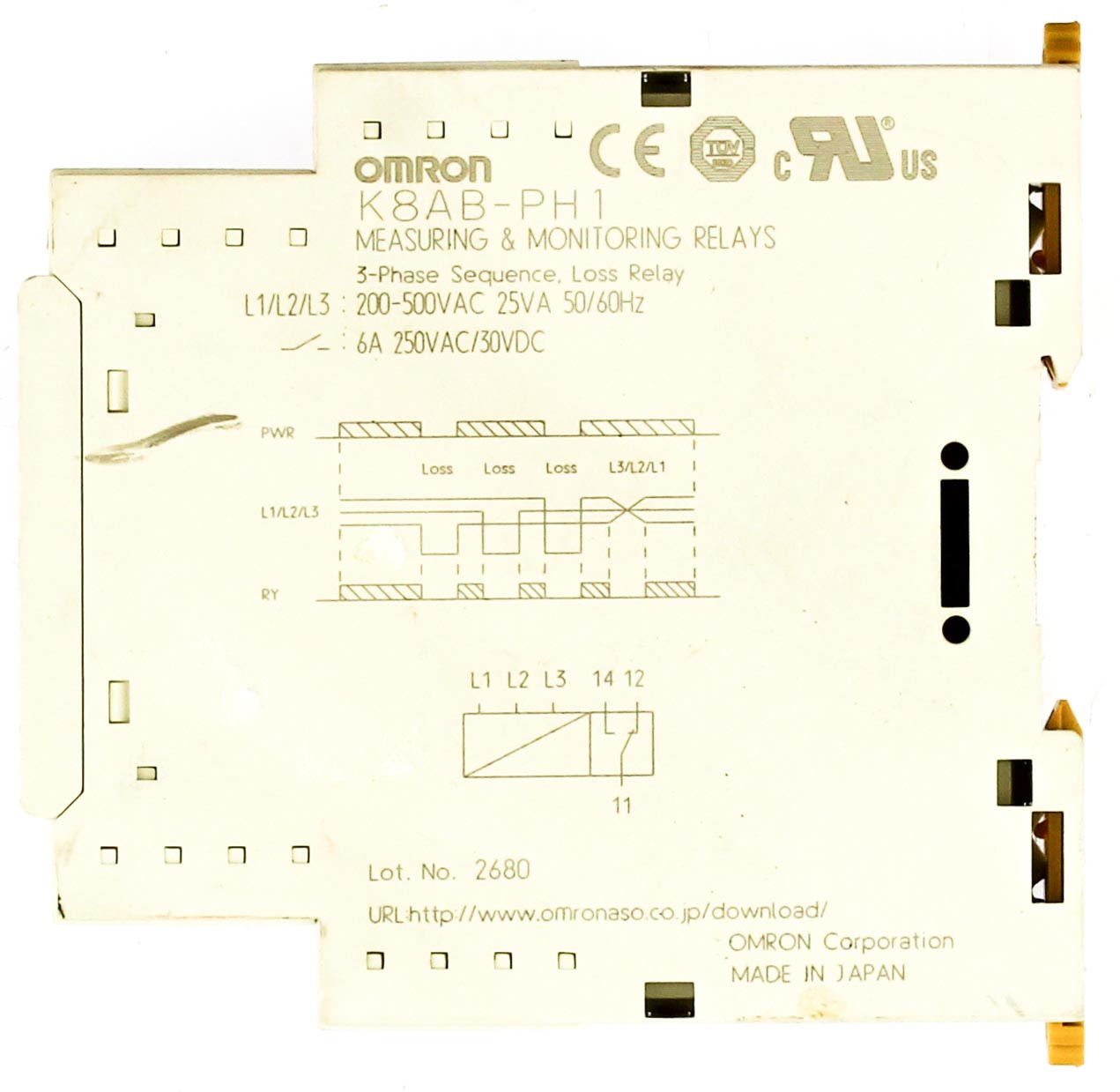 Omron K8AB-PH1 Measuring & Monitoring Relay
