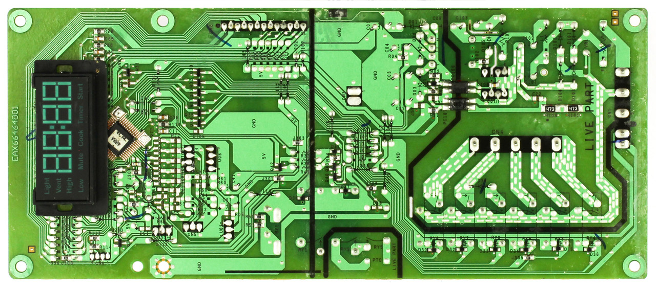 LG EBR80411808 Microwave Control Board