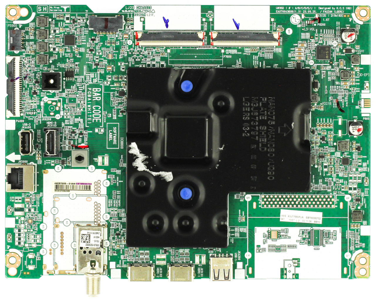 LG EBT68000702 Main Board for 43UT7590PUA.BUSYLKR