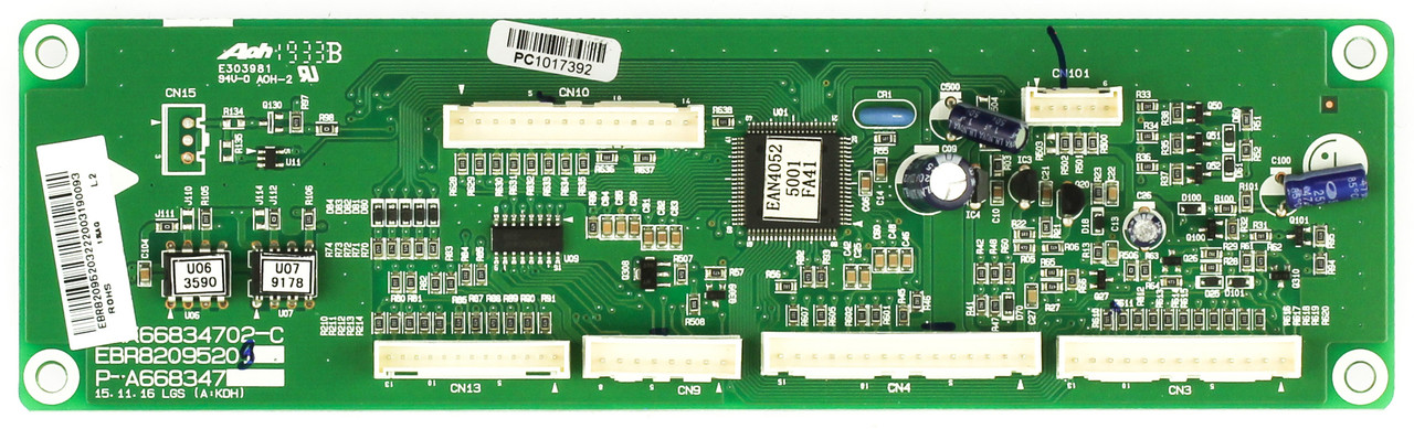 GE EBR82095203 Microwave Main Board 
