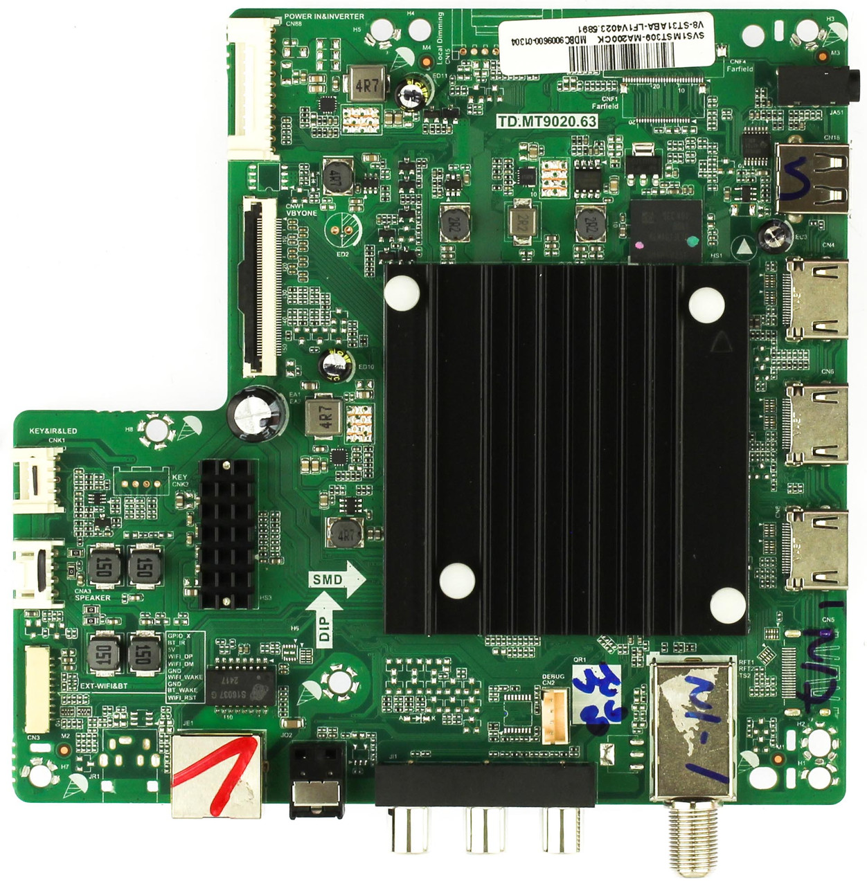 Insignia SVS1MST309-MA200CK Main Board for NS-75F501NA25