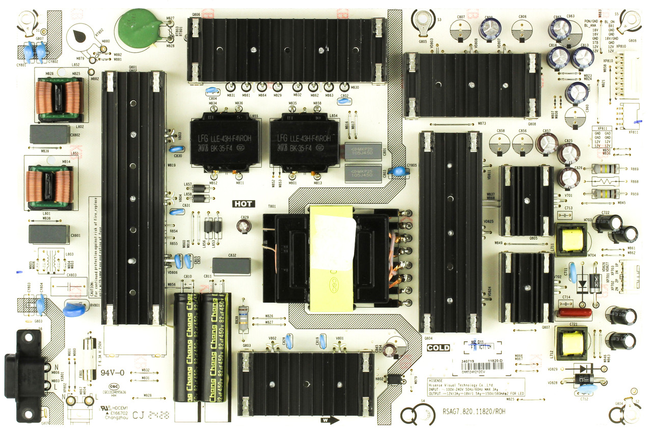Hisense 340719 Power Supply Board