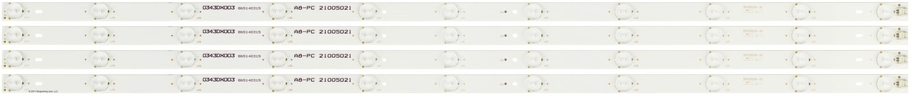 Westinghouse 3P43DX004-A0 Replacement LED Strips  - 4 Strips