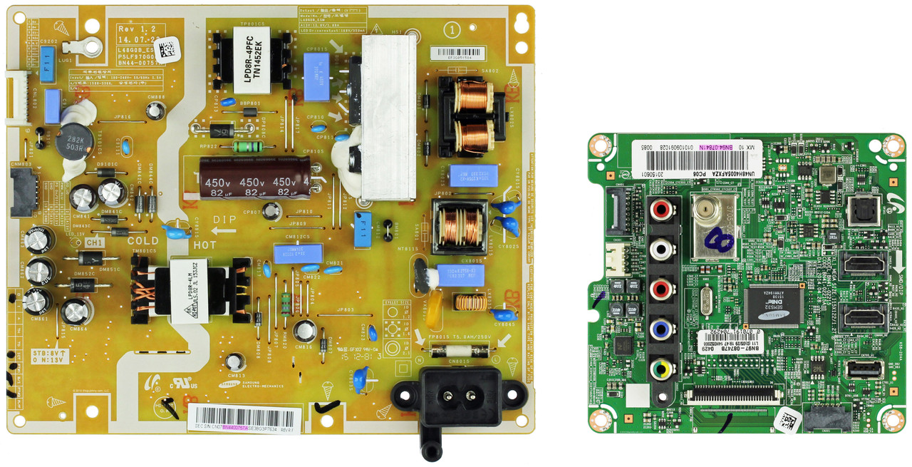 Samsung UN48H4005AFXZA Complete TV Repair Parts Kit (Version US02)