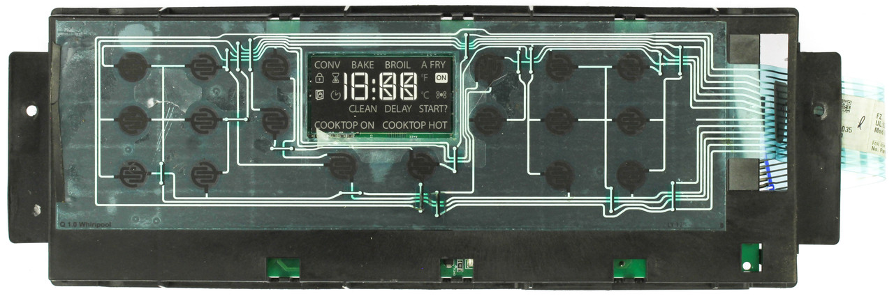 Whirlpool W11527158-No-Overlay Range Oven Control Board