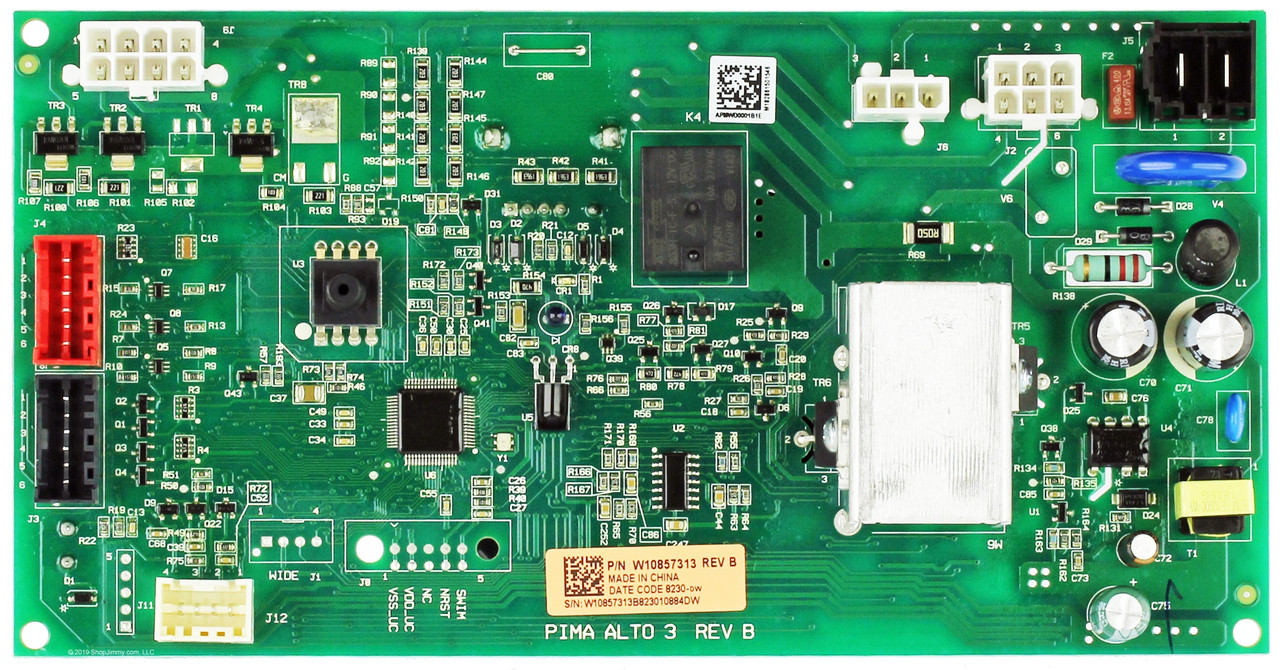 Maytag W11608058 Washer Control Board 7MMVWC465JW0 MVWC465HW2-NO-HOUSING