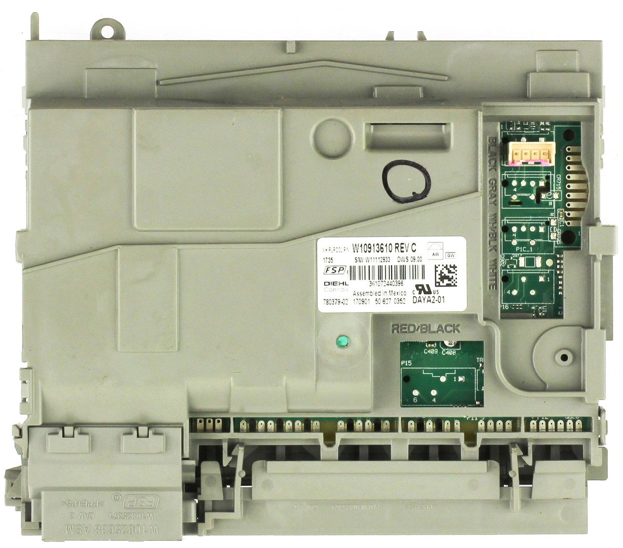 Whirlpool Dishwasher W10913610 Control Board