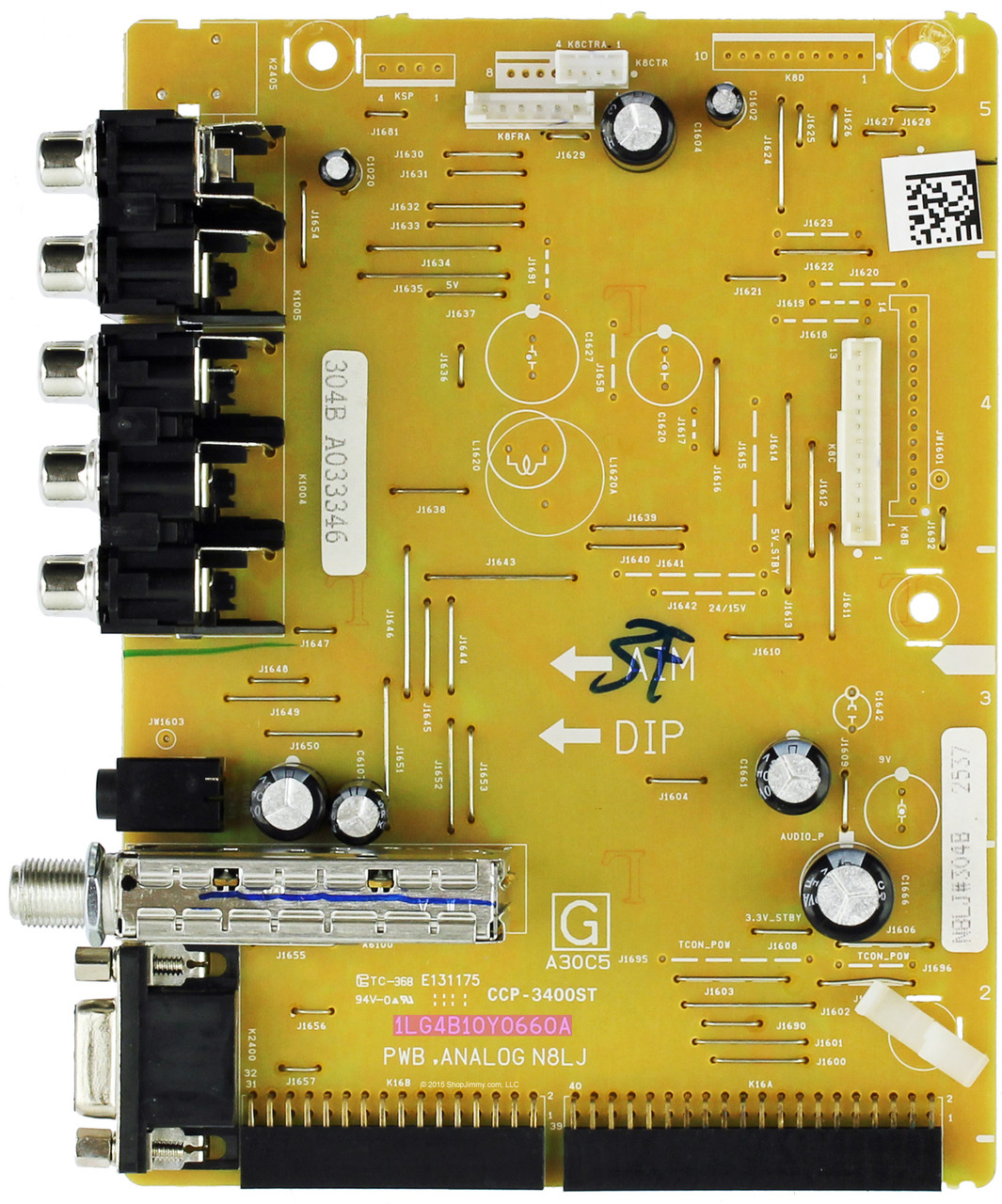 Sanyo 1LG4B10Y0660A N8LJ Analog Board