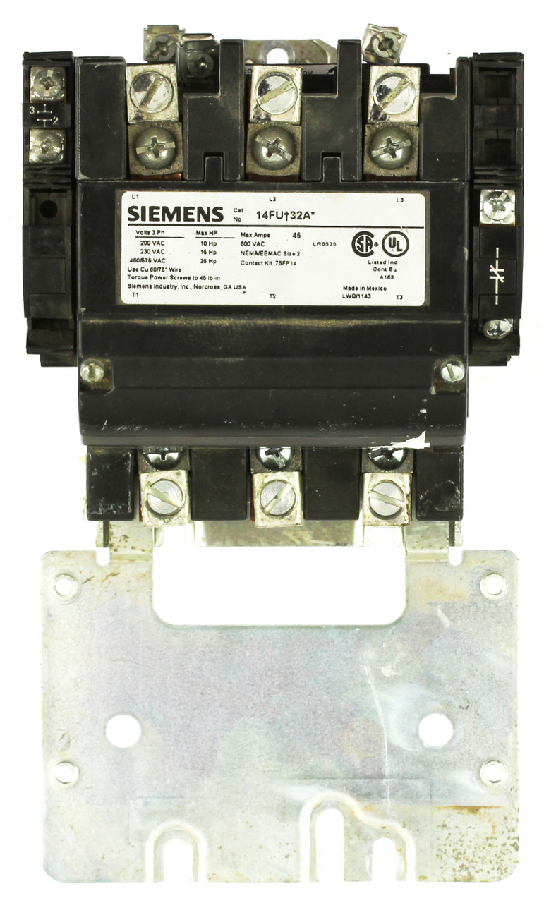 Siemens 14FUt32A Heavy Duty Non Reversing Motor Starter