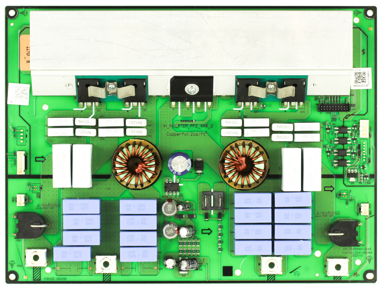 Samsung DG92-01229D Assembly PCB Inverter