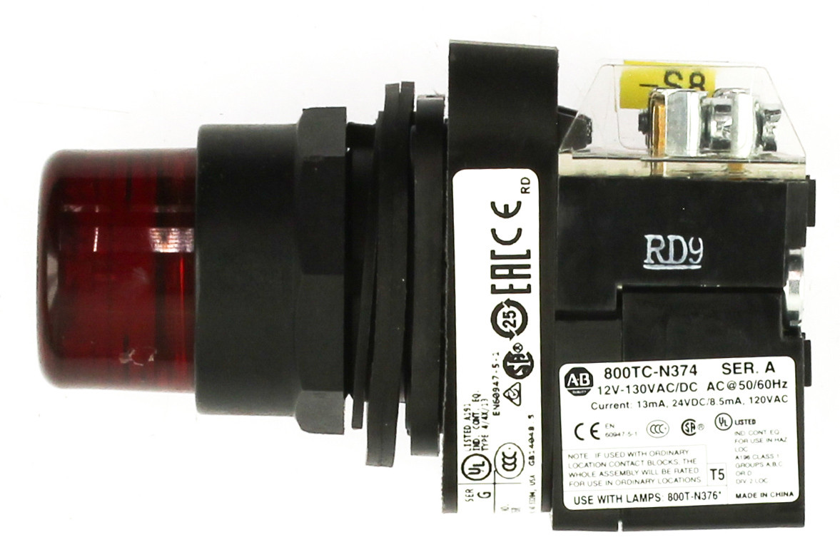 Allen Bradley 800H-QRBH2R Momentary Push Button